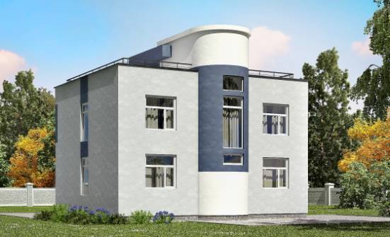 180-005-П Проект двухэтажного дома, средний дом из пеноблока Моршанск | Проекты домов от House Expert