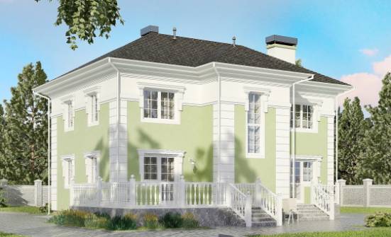 155-005-П Проект двухэтажного дома, уютный домик из арболита Тамбов | Проекты домов от House Expert