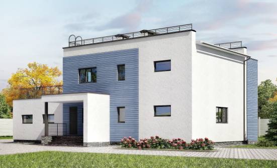 180-012-Л Проект двухэтажного дома и гаражом, классический дом из кирпича Мичуринск | Проекты домов от House Expert