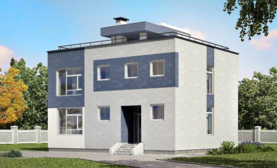 180-005-П Проект двухэтажного дома, средний дом из пеноблока Моршанск | Проекты домов от House Expert