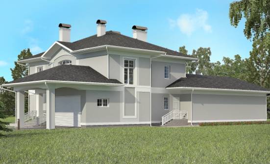 360-001-П Проект двухэтажного дома, гараж, огромный домик из кирпича Тамбов | Проекты домов от House Expert
