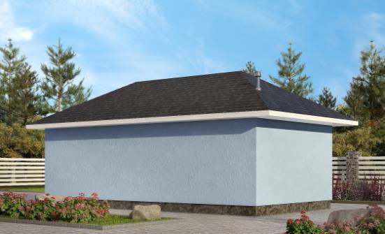 040-001-Л Проект гаража из керамзитобетонных блоков Мичуринск | Проекты одноэтажных домов от House Expert