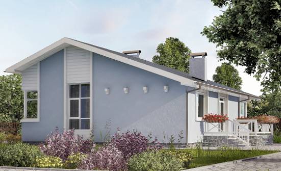 110-003-Л Проект одноэтажного дома, красивый домик из керамзитобетонных блоков Моршанск | Проекты одноэтажных домов от House Expert