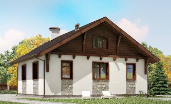 080-002-Л Проект одноэтажного дома, махонький загородный дом из поризованных блоков Моршанск | Проекты домов от House Expert