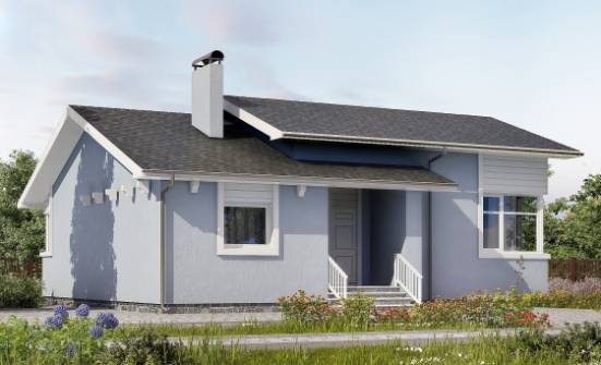 110-003-Л Проект одноэтажного дома, красивый домик из керамзитобетонных блоков Моршанск | Проекты домов от House Expert