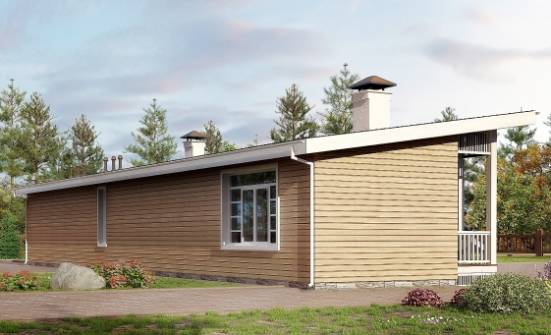 110-004-Л Проект бани из кирпича Моршанск | Проекты одноэтажных домов от House Expert