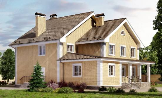 320-003-Л Проект двухэтажного дома, классический дом из керамзитобетонных блоков Мичуринск | Проекты домов от House Expert