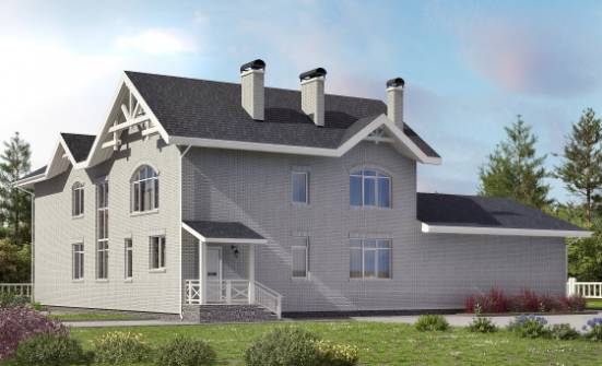 340-004-П Проект двухэтажного дома, большой домик из керамзитобетонных блоков Мичуринск | Проекты домов от House Expert