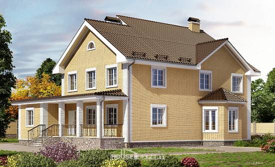 320-003-Л Проект двухэтажного дома, классический дом из керамзитобетонных блоков Мичуринск | Проекты домов от House Expert