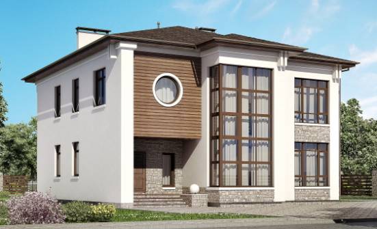 300-005-П Проект двухэтажного дома, просторный дом из кирпича Мичуринск | Проекты домов от House Expert