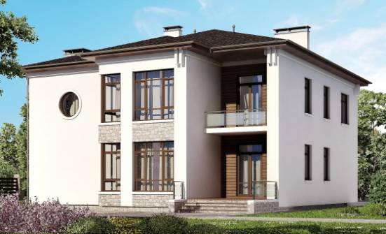 300-005-П Проект двухэтажного дома, просторный дом из кирпича Мичуринск | Проекты домов от House Expert