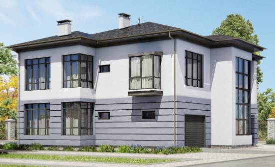 300-006-Л Проект двухэтажного дома, гараж, огромный дом из кирпича Моршанск | Проекты домов от House Expert