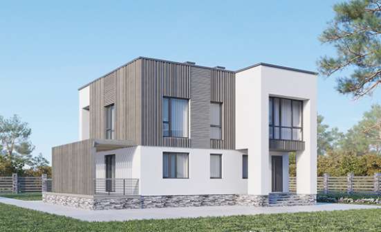 150-017-П Проект двухэтажного дома, доступный дом из арболита Тамбов | Проекты домов от House Expert