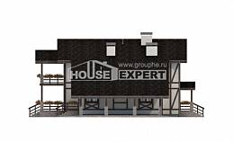 250-002-Л Проект двухэтажного дома мансардой и гаражом, красивый домик из кирпича Тамбов, House Expert