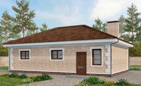 070-005-П Проект гаража из кирпича Моршанск | Проекты домов от House Expert