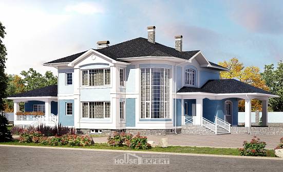620-001-П Проект трехэтажного дома, гараж, уютный домик из газобетона Тамбов | Проекты домов от House Expert