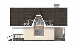125-001-Л Проект двухэтажного дома с мансардным этажом, уютный домик из твинблока Моршанск, House Expert