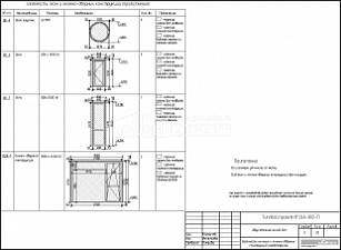 Ведомость окон и оконно-дверных конструкций