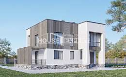 150-017-П Проект двухэтажного дома, современный дом из керамзитобетонных блоков, Мичуринск
