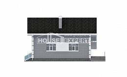 190-006-Л Проект двухэтажного дома мансардный этаж, гараж, просторный дом из арболита, Мичуринск