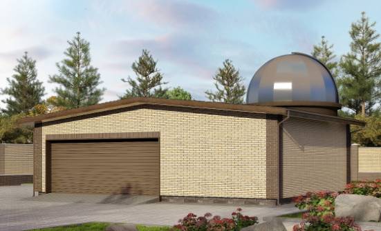 075-001-Л Проект гаража из кирпича Моршанск | Проекты домов от House Expert