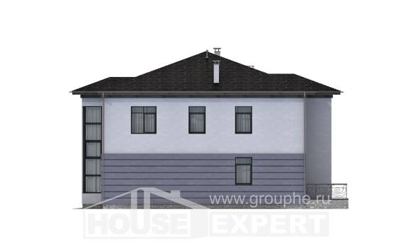 300-006-Л Проект двухэтажного дома, гараж, красивый домик из кирпича, Моршанск